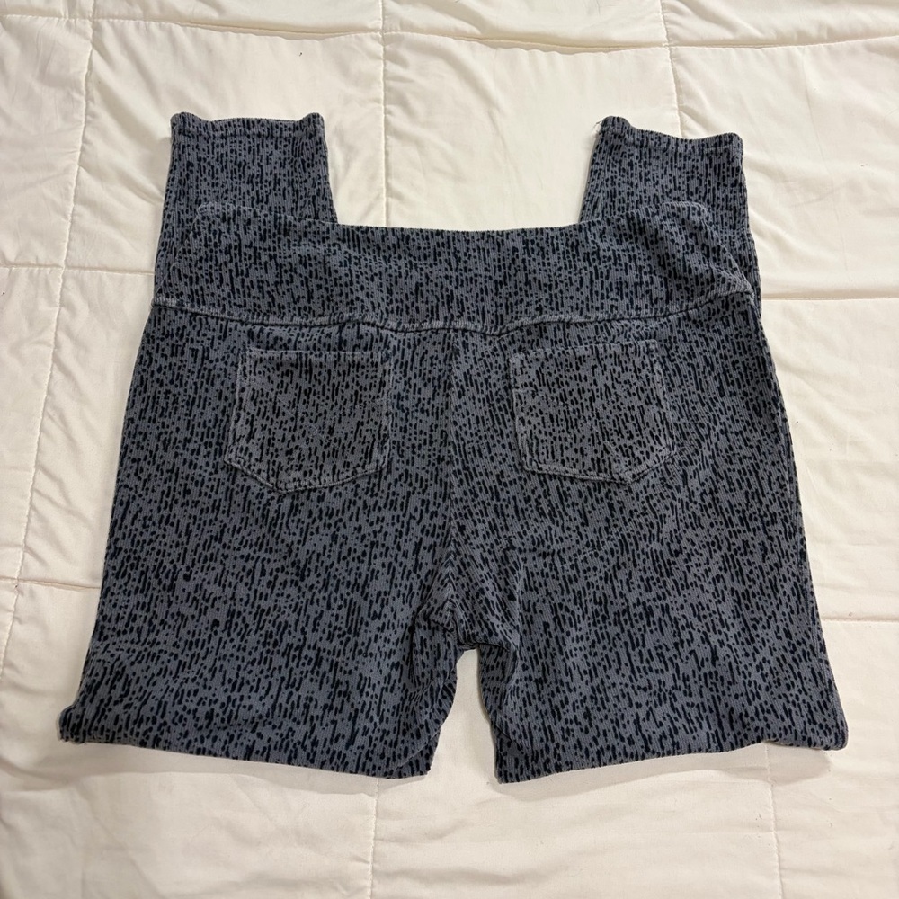 Suavé Knit Corduroy Gray Patterned Leggings - Picture 4 of 4
